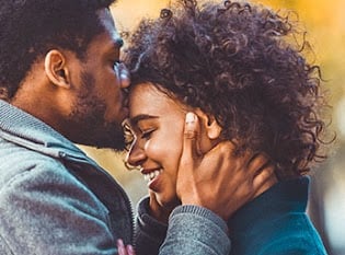 Husband Wife Kiss